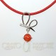 Ciondolo Libellula con Corallo